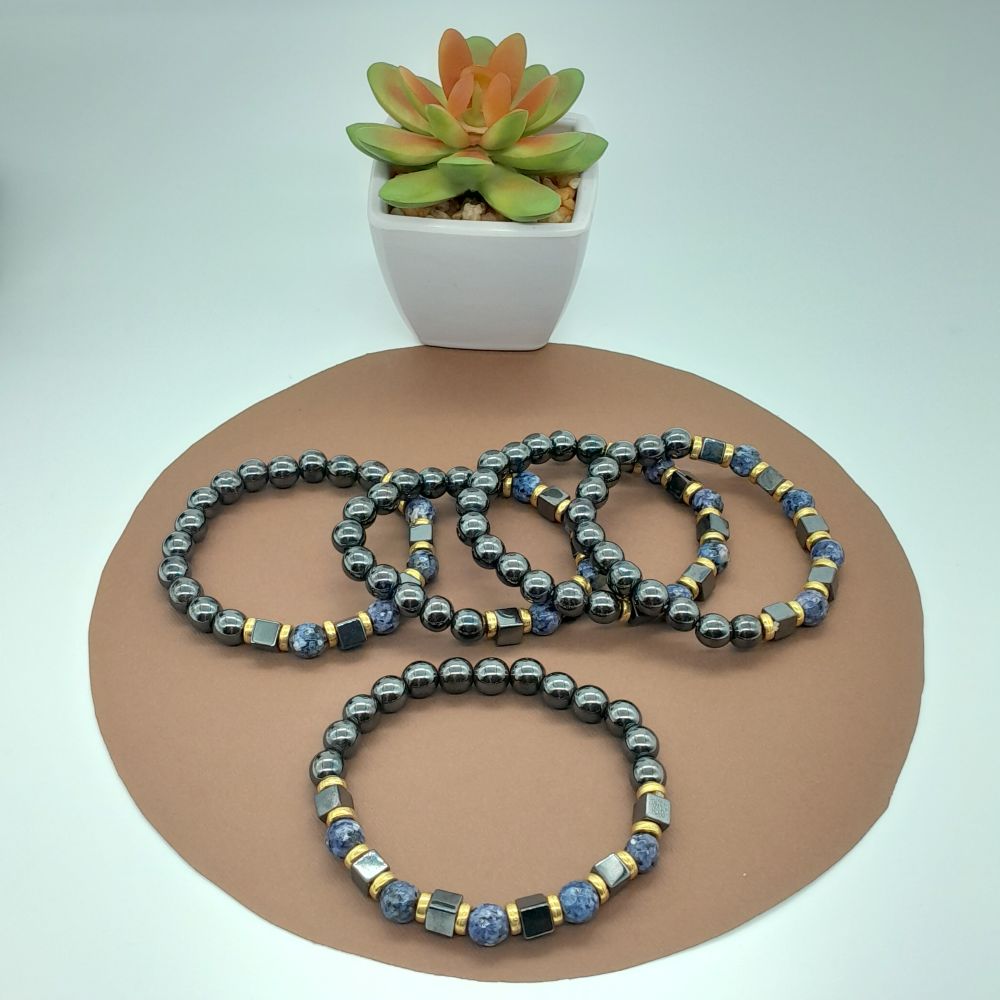 Bracelet Femme Hématite Lolite