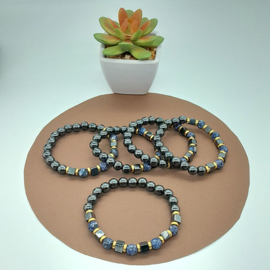 23 Bracelet Hématite Lolite H/F