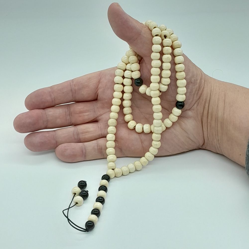 Chapelet Tasbih Traditionnel 99 Bois blanc