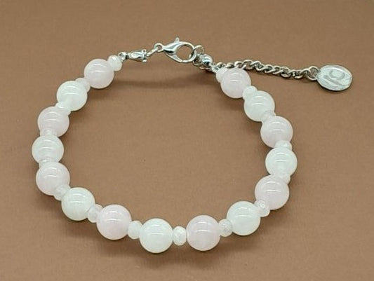 54 Bracelet Femme Quartz Rose Agate