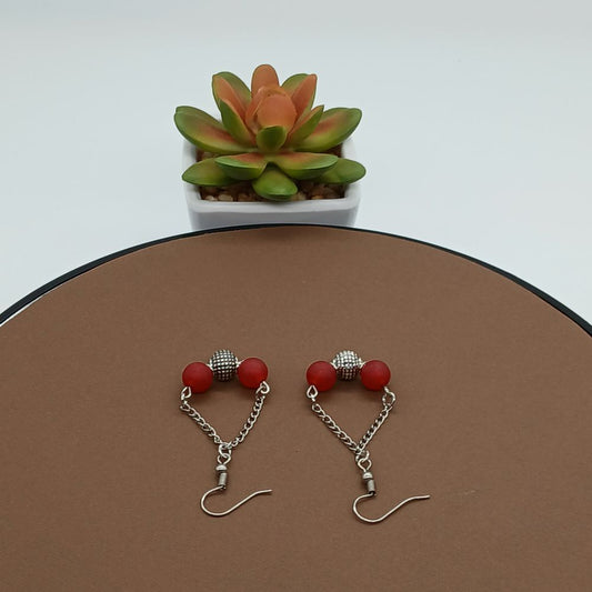 113 Boucles d’Oreilles Calcédoine