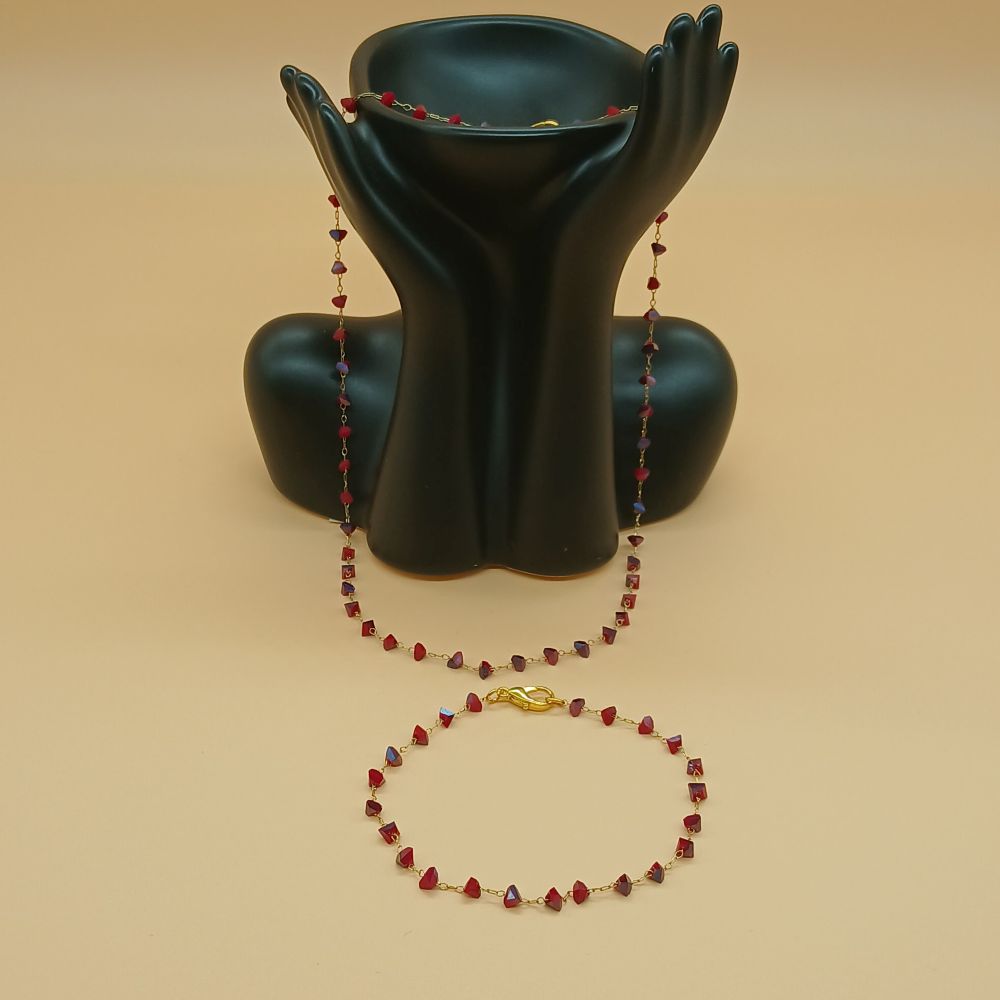 Collier & Bracelet en acier inoxydable