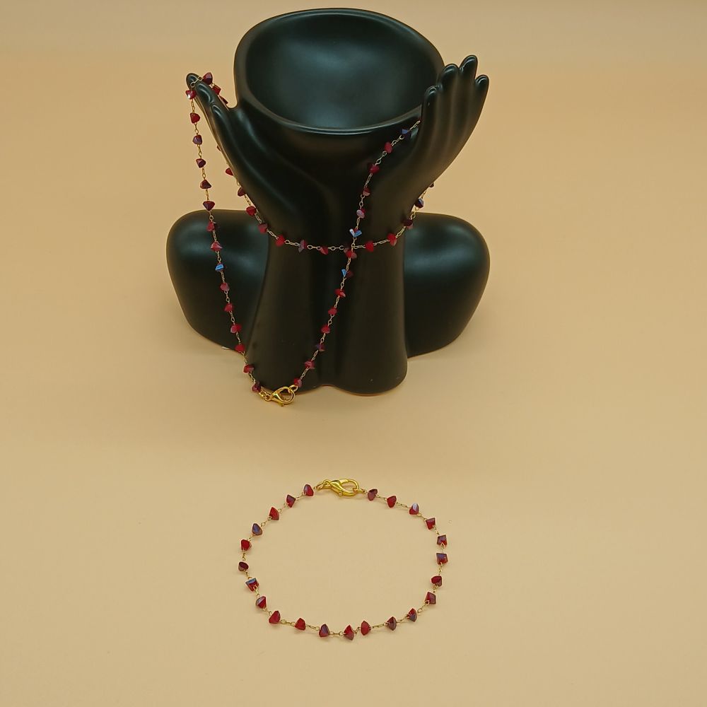 Collier & Bracelet en acier inoxydable