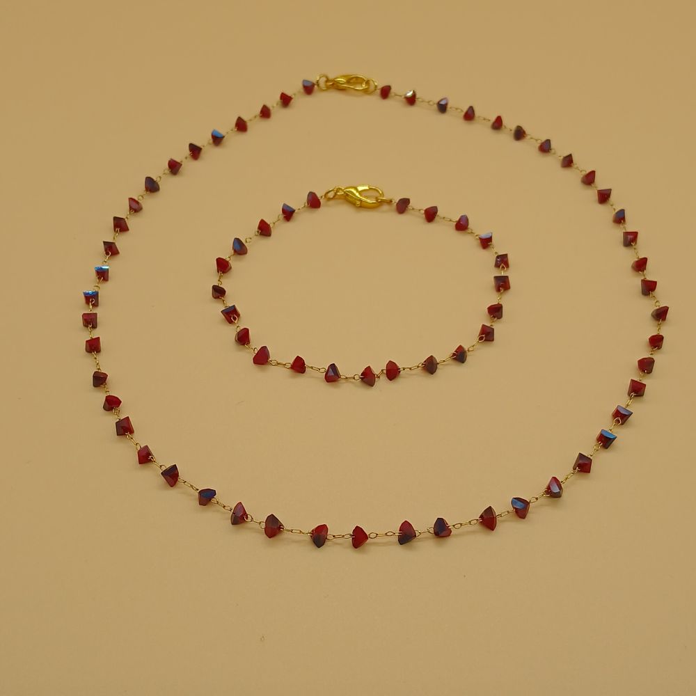 Collier & Bracelet en acier inoxydable