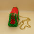 sac-a-main-perles-majorelle-pochette-rouge-vert-anna-chris4