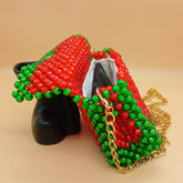 sac-a-main-perles-majorelle-pochette-rouge-vert-anna-chris3
