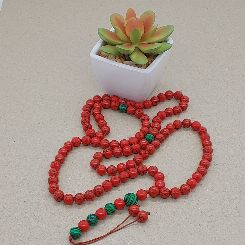 Chapelet Tasbih Traditionnel 99 Rouge