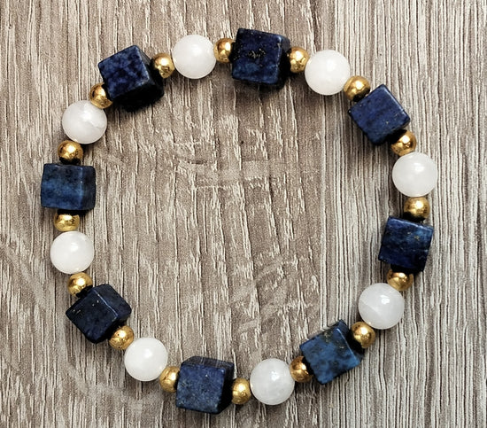 Bracelet Femme Lapis Lazuli - Agate