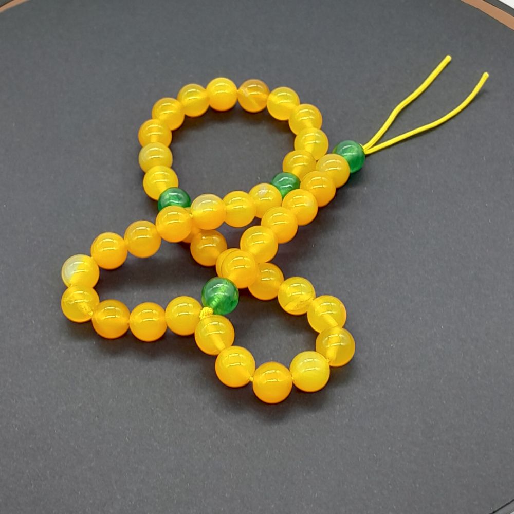 Chapelet Tasbih Traditionnel 33 Citrine