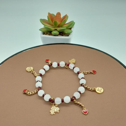 51 Bracelet Blanc String