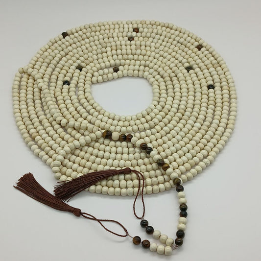 Chapelet Tasbih 1000 Perles en Bois Naturel