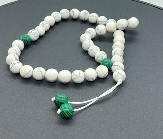 Chapelet Tasbih Traditionnel 33 Howlite