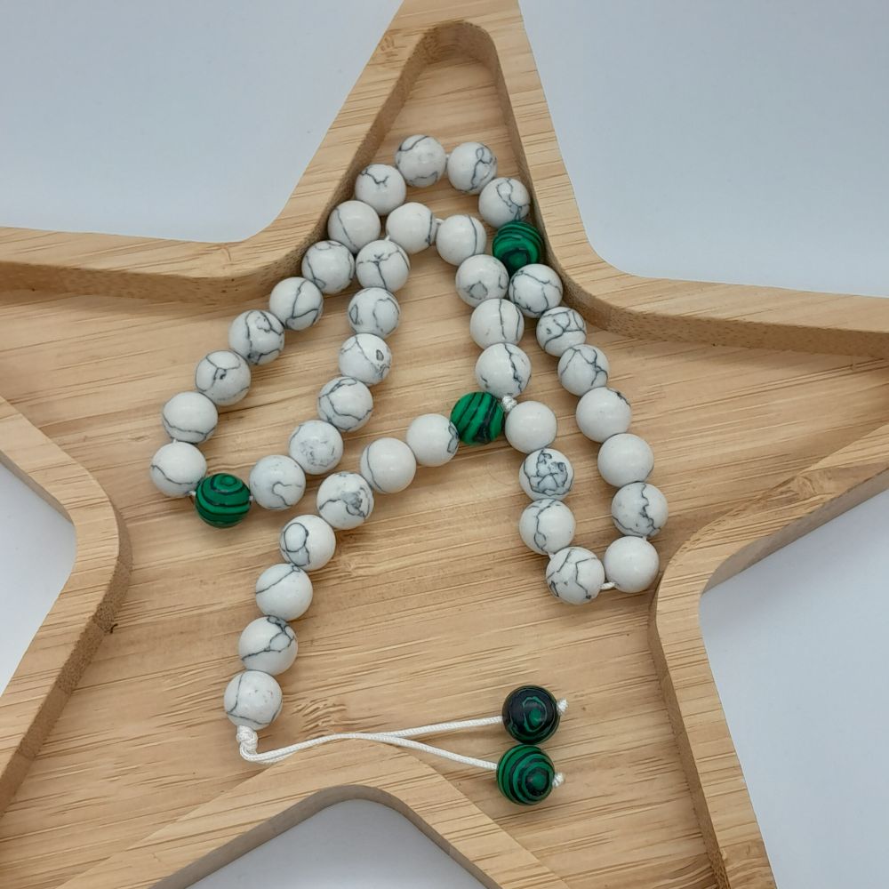Chapelet Tasbih Traditionnel 33 Howlite