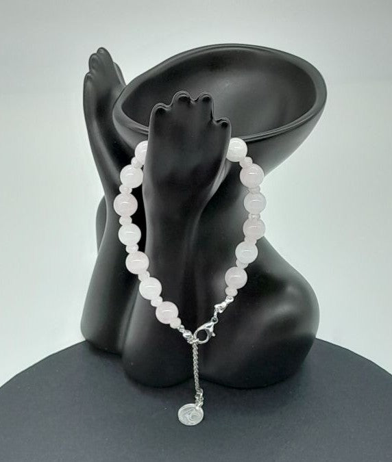 54 Bracelet Femme Quartz Rose Agate