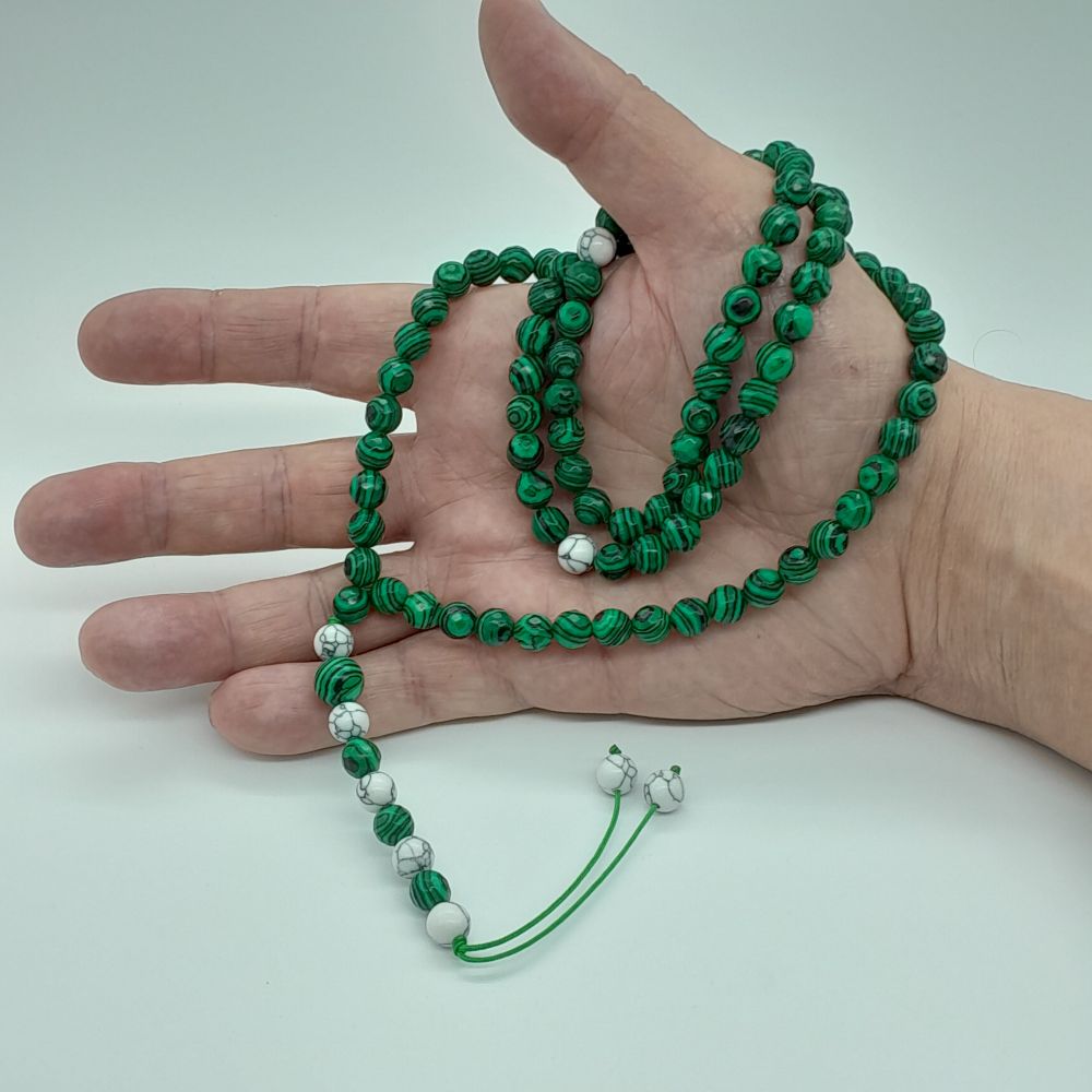 Chapelet Tasbih Traditionnel 99 Vert